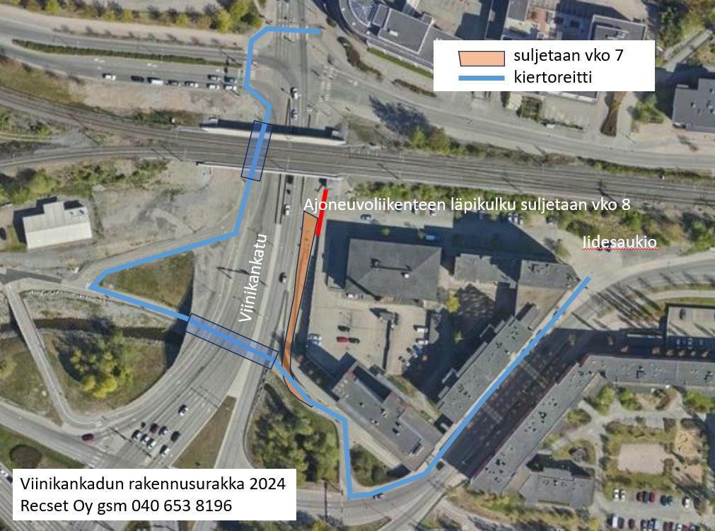 VIINIKANKADUN RAKENNUSURAKKA 2024